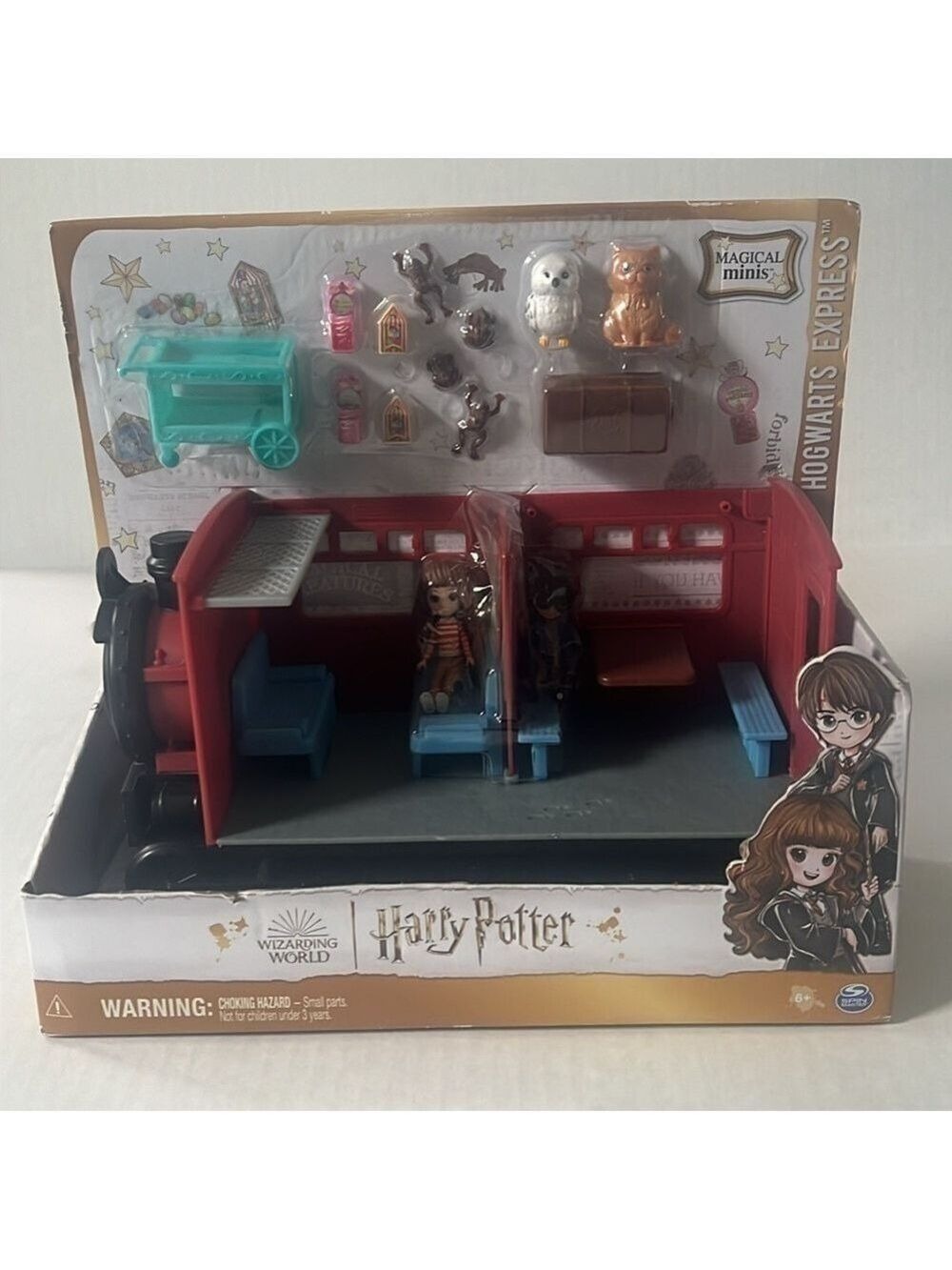 Harry Potter Wizarding World Magical Minis Hogwarts Express Playset w/ Train